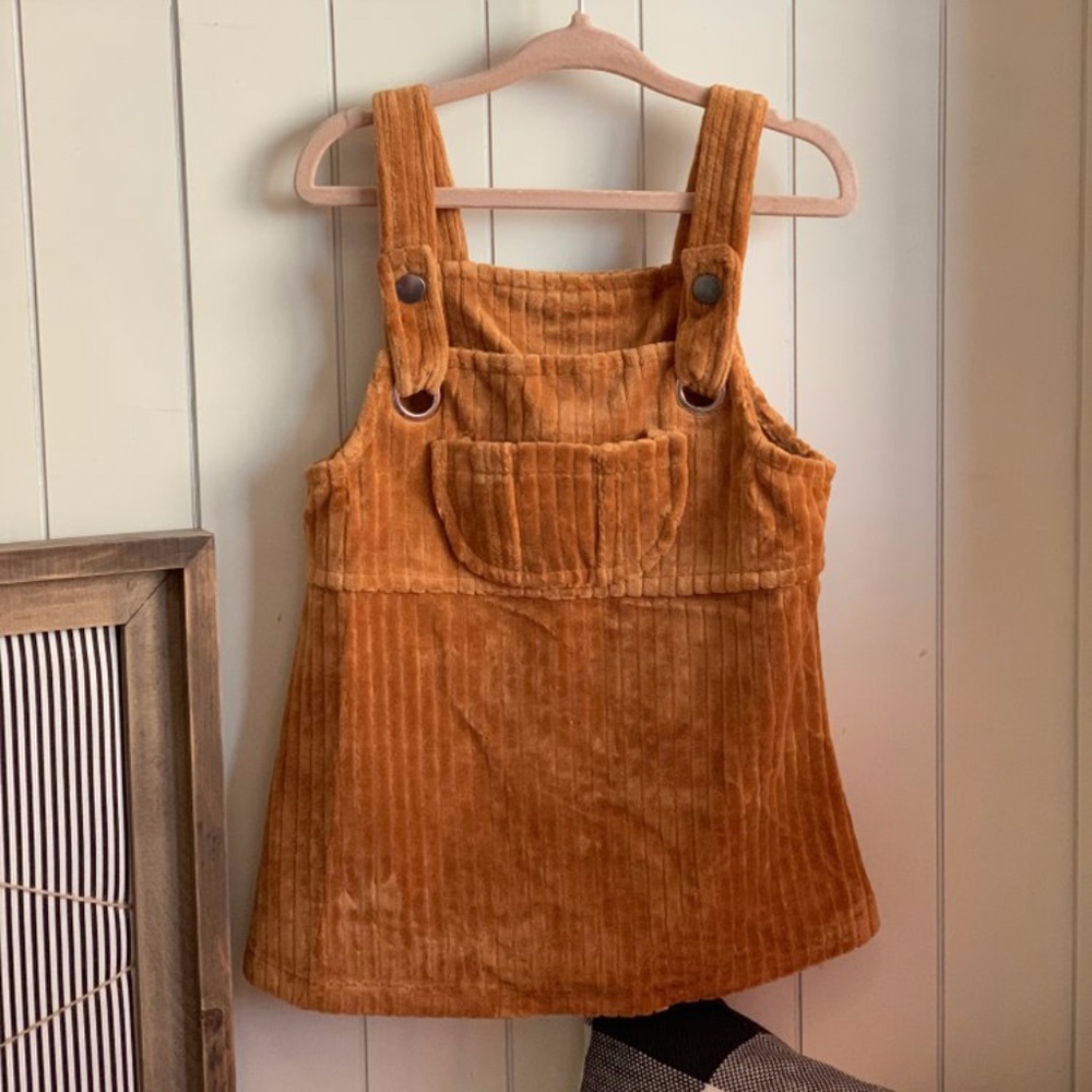 Corduroy Overall Dress